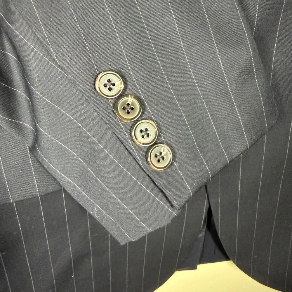 Lauren Ralph Lauren Navy Blue Pinstripe Men’s Blazer Size 42S